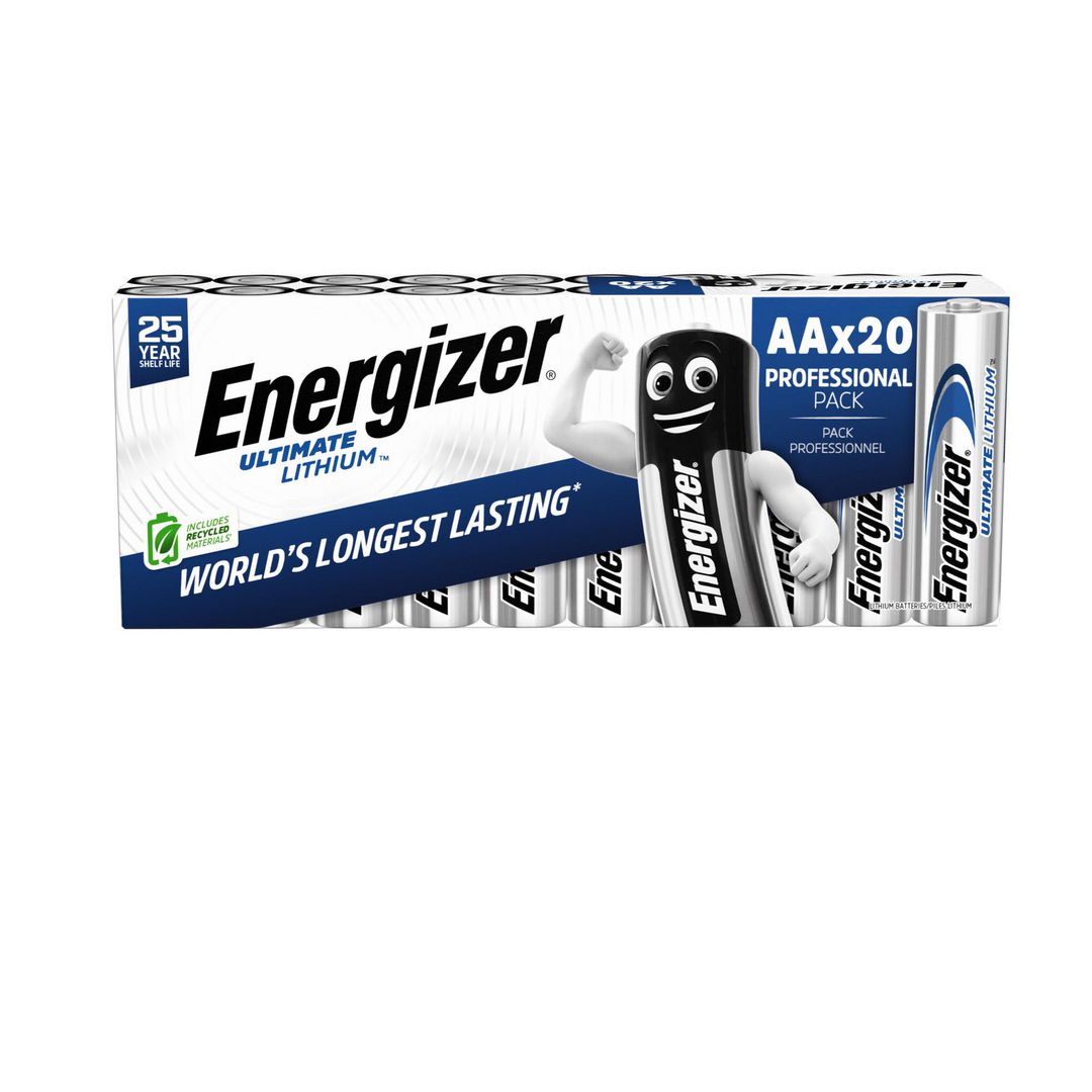 ENERGIZER Batteri U.Lithium AA (20)