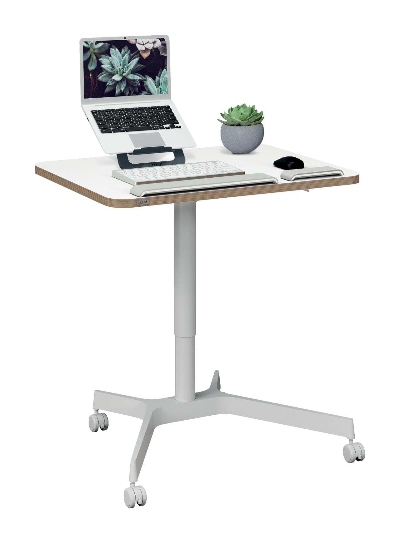 LEITZ Skrivebord hev/senk hvit