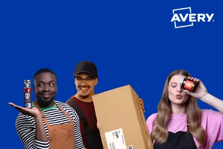 Avery etiketter og navneskilt